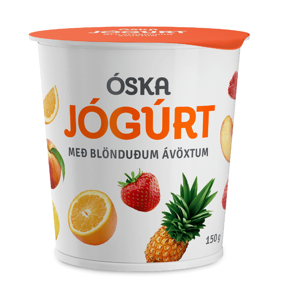 Óska jógúrt blönduðum ávöxtum 150 g