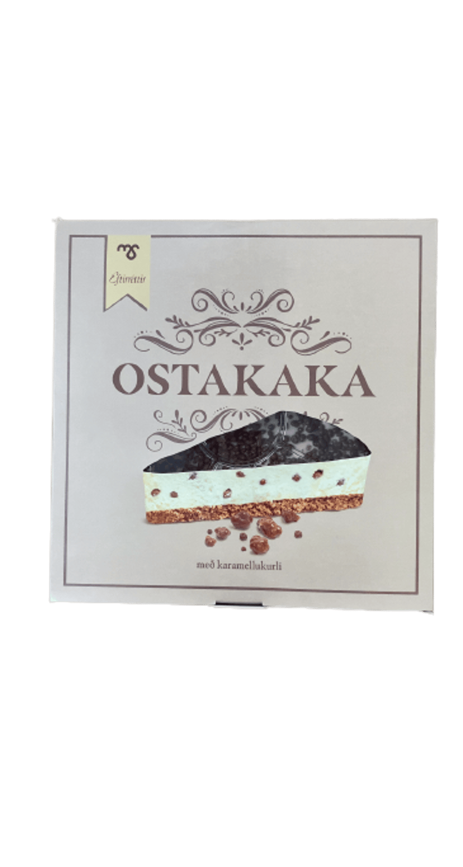 Ostakaka með karamellukurli 600 g