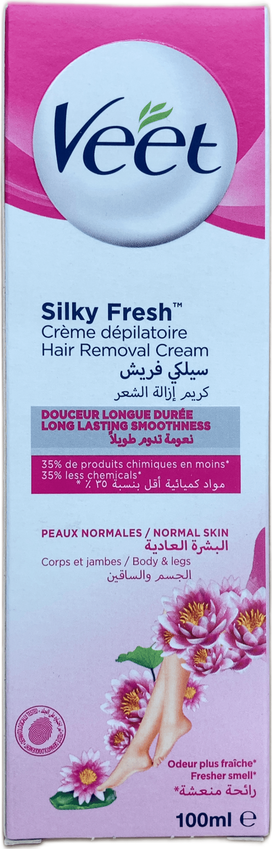 Veet Silky Fresh háreyðingarkrem fyrir venjulega húð 100 ml