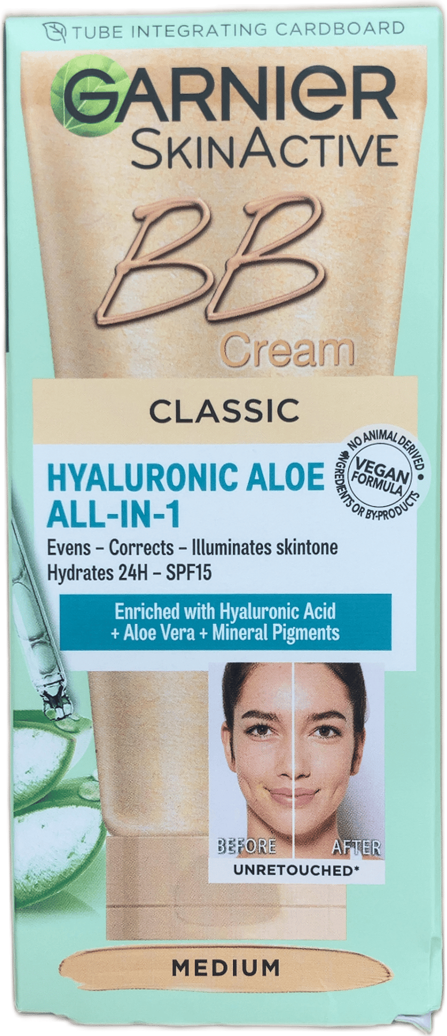 Garnier SkinActive BB-krem Classic Hýalúrón Aloe Medium SPF15 50 ml