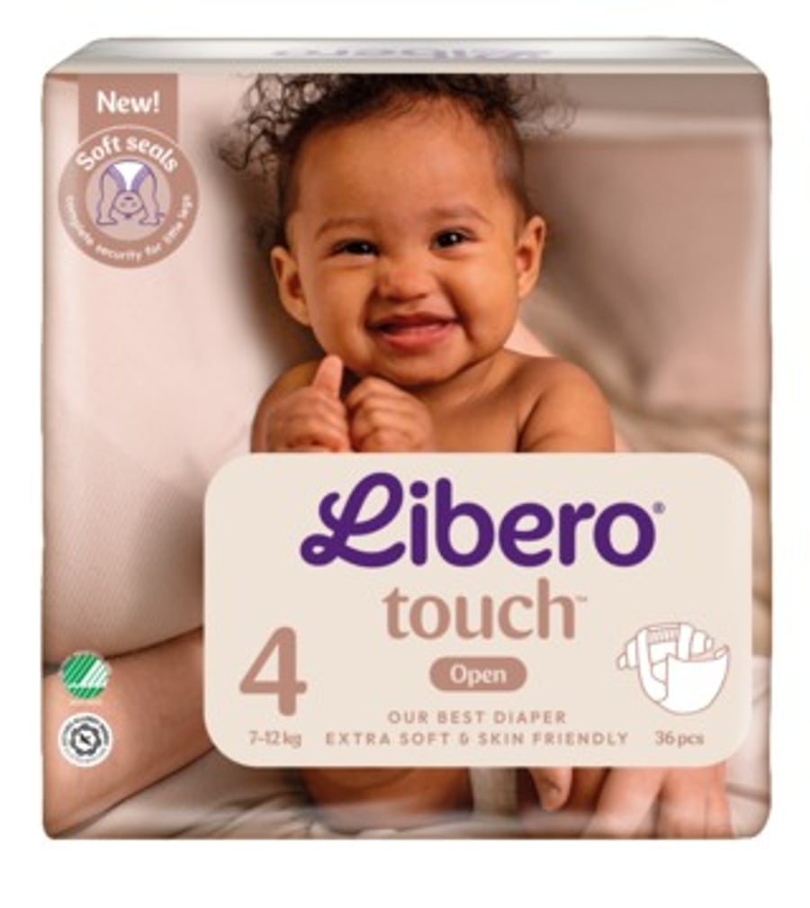 Libero Touch bleyjur stærð 4, 7-12 kg 36 stk