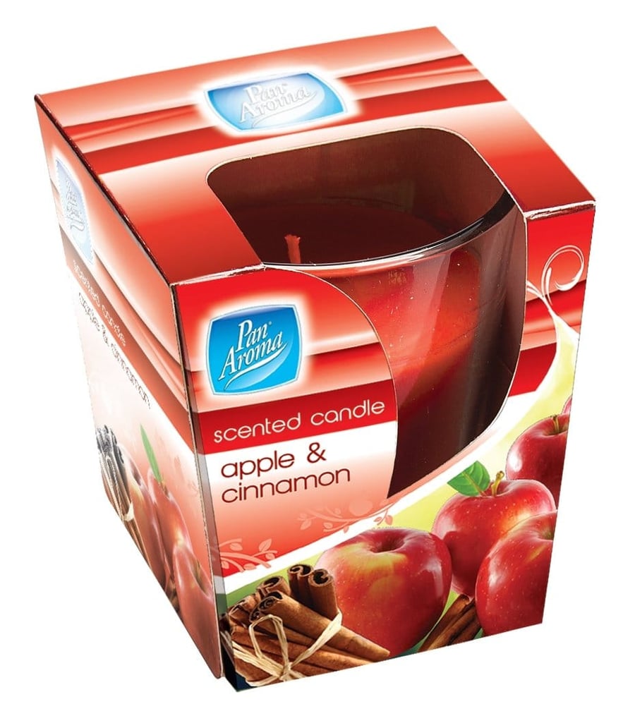 Pan Aroma ilmkerti í glasi epli og kanill
