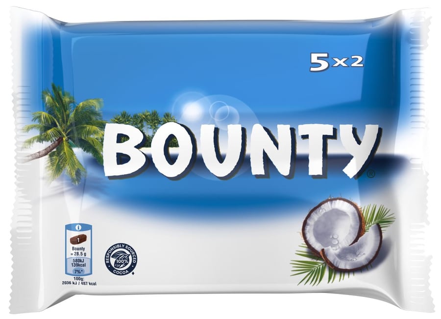 Bounty 5-pakki 285 g