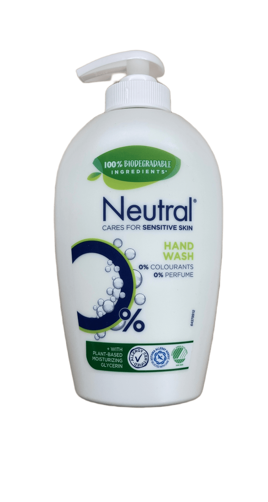 Neutral handsápa 0% litarefni 0% ilmur 250 ml