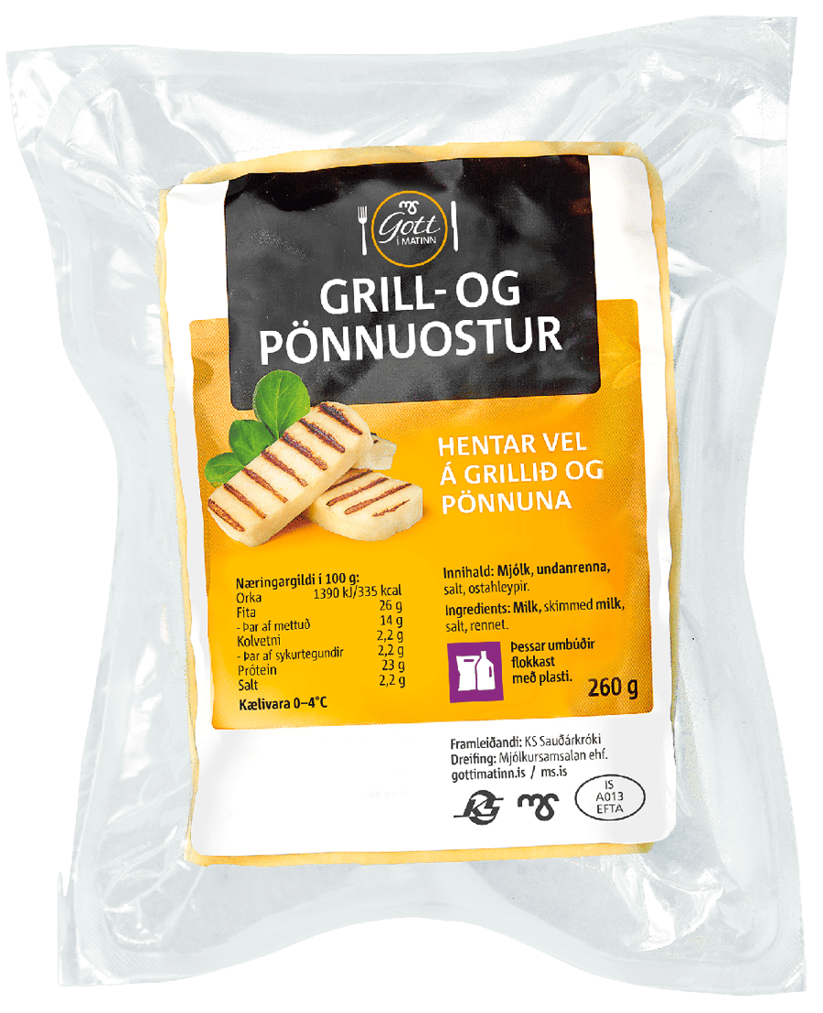 Grill & pönnuostur 260 g