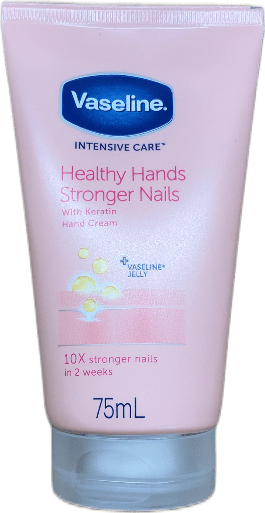 Vaseline Intensive Care handáburður fyrir heilbrigðar hendur og sterkari neglur 75 ml