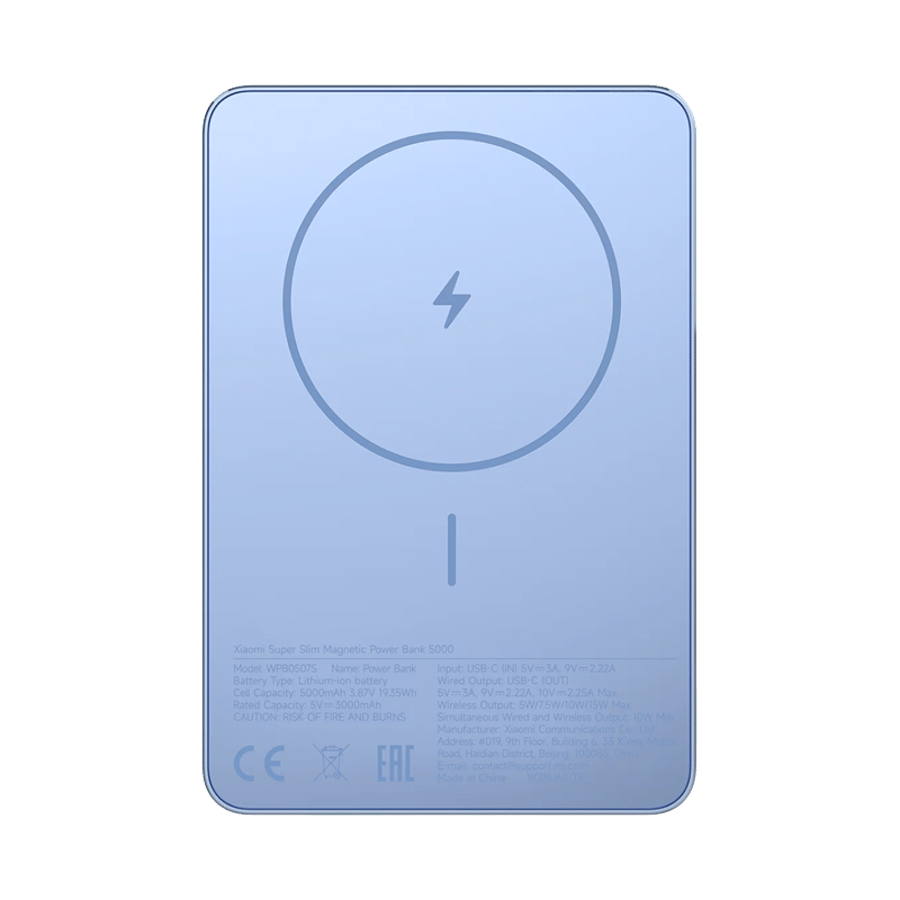Xiaomi Super Slim Magnetic Power Bank 5.000mAh hleðslubanki