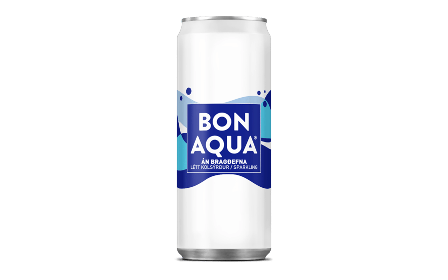 Bonaqua kolsýrt vatn 330 ml (dós)