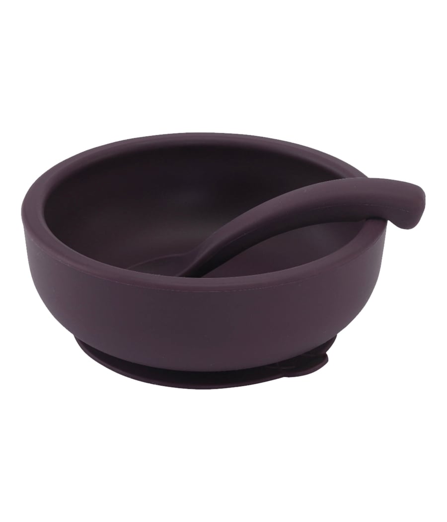 Lille Vilde skál m loki og skeið Plum