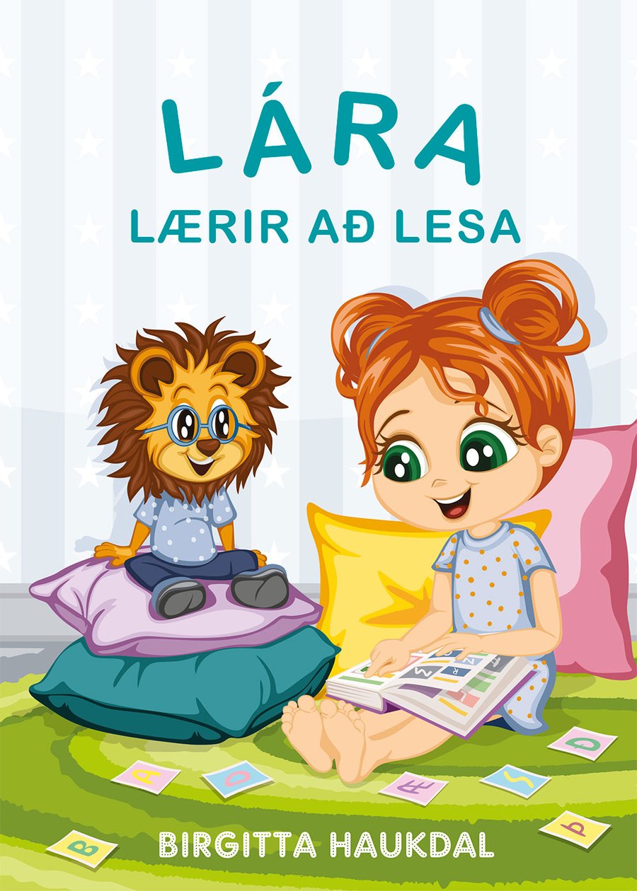 Lára lærir að lesa