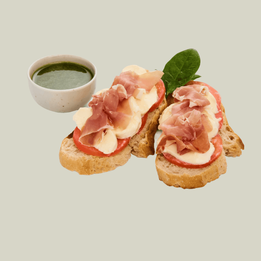 Mozzarella Serrano Toast 
