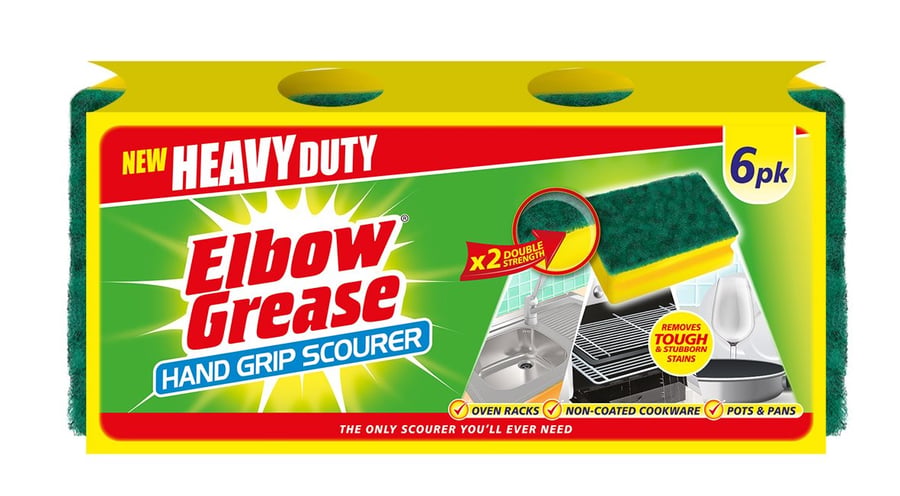 ELBOW GREASE KITCHEN SCOURER 6PK