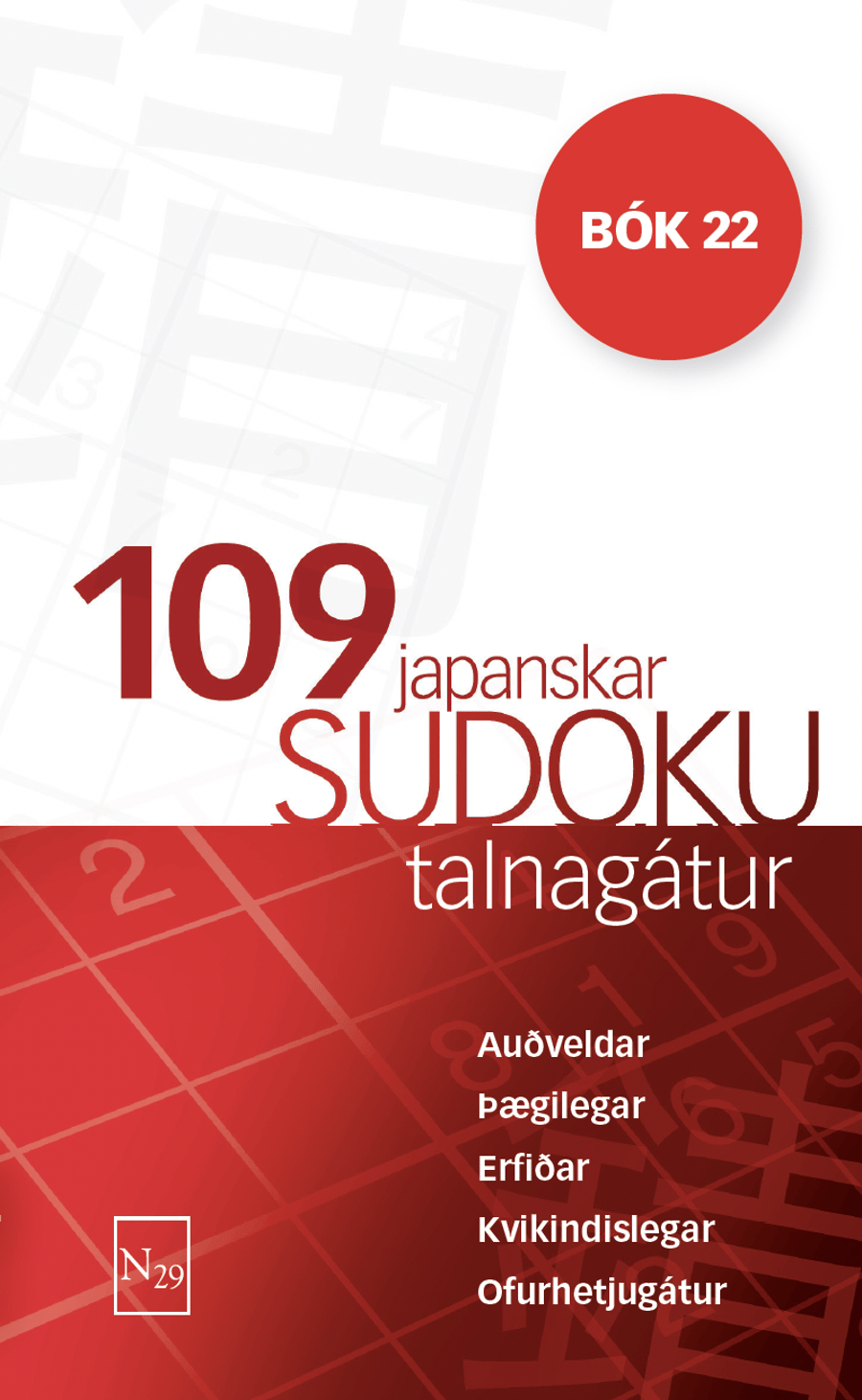 109 Sudoku - bók 22