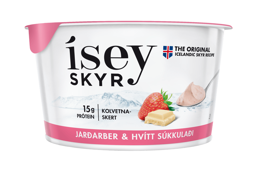 Ísey skyr jarðarber & hvítt súkkulaði 170 g