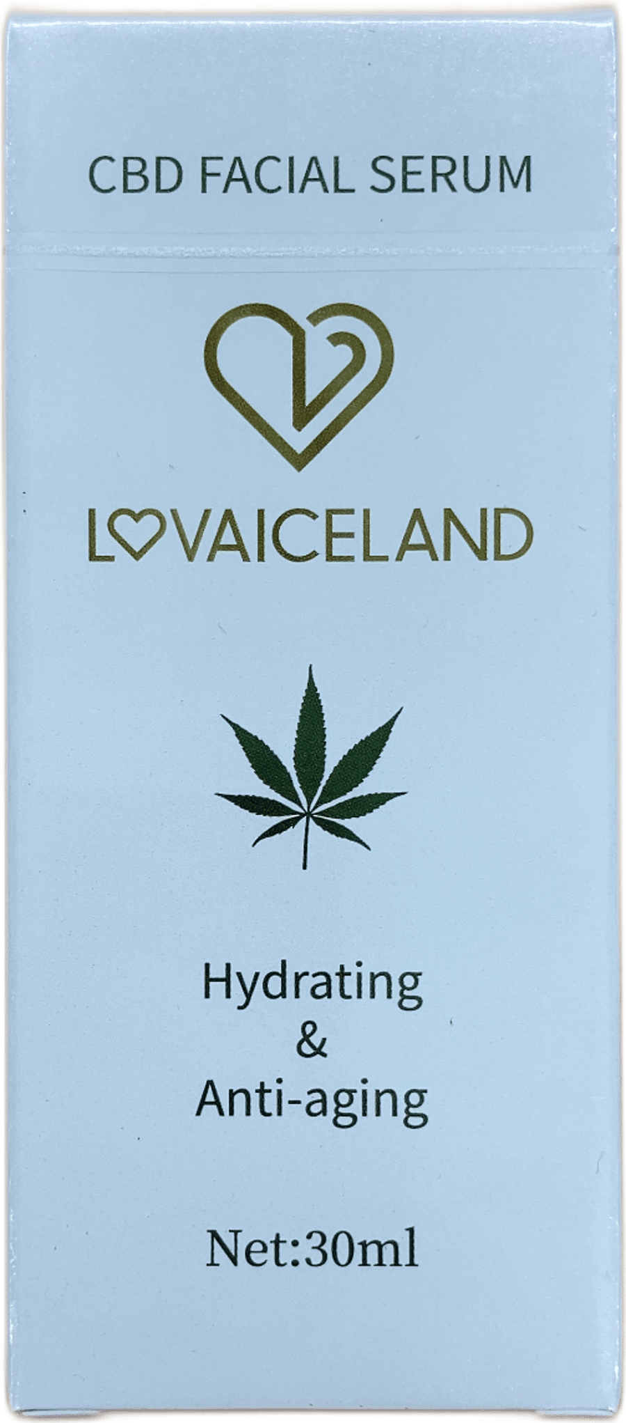 Lovaiceland CBD andlitssermi rakagefandi og gegn öldrun 30 ml
