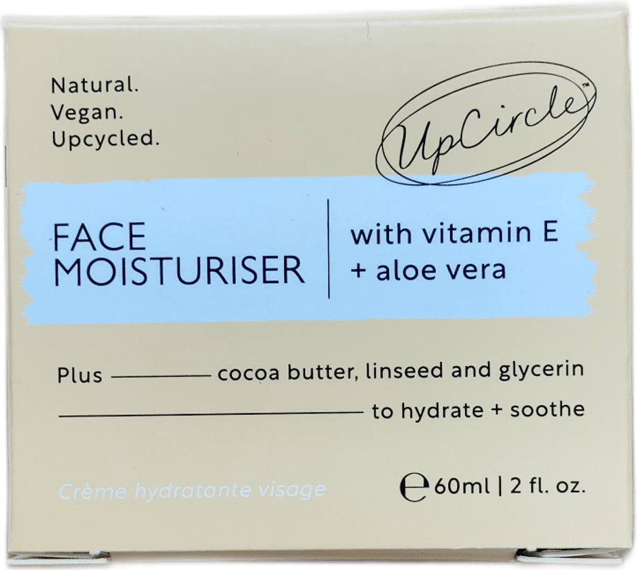 UpCircle andlitsrakakrem með E-vítamíni + aloe vera 60 ml