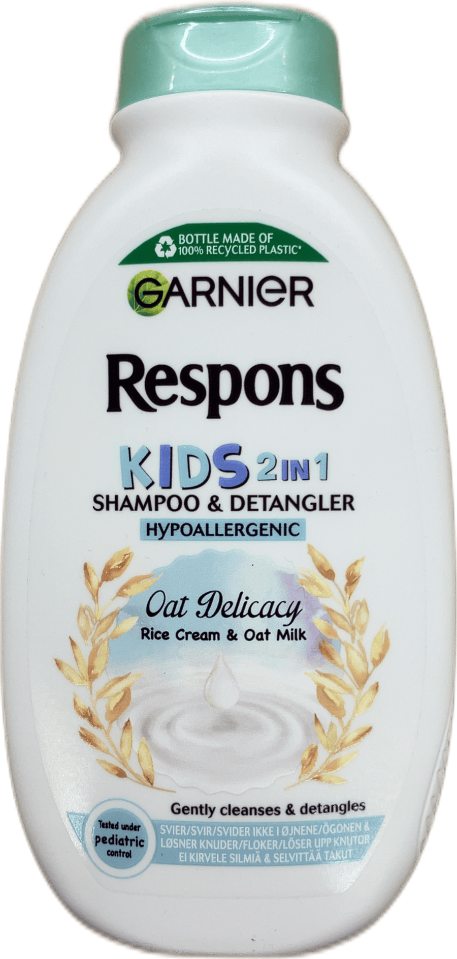Garnier Respons Kids 2-í-1 sjampó og flækjulosari, haframýkt, 250 ml