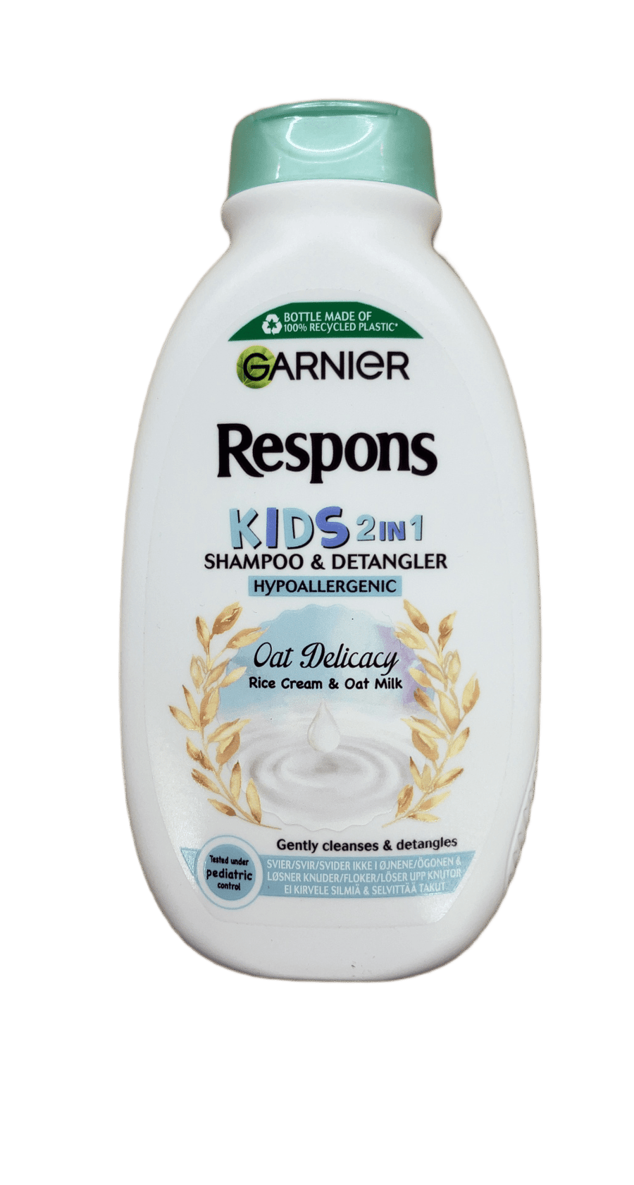 Garnier Respons Kids 2-í-1 sjampó og flækjulosari, haframýkt, 250 ml