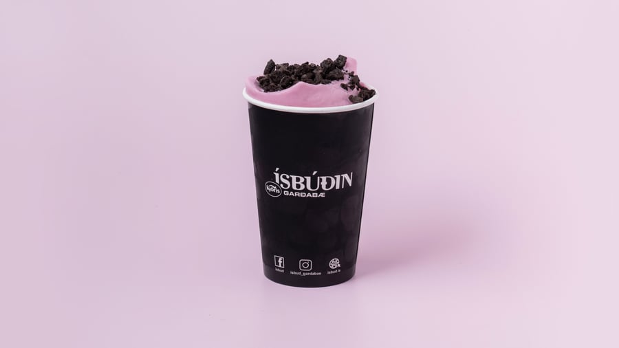 Nammishake með rjóma