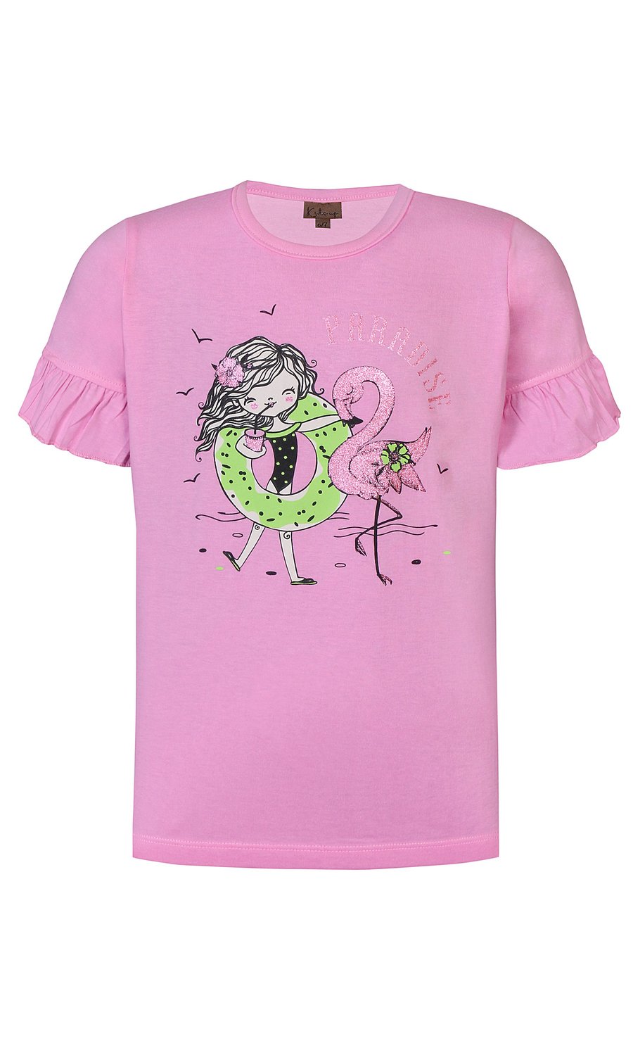 Kids-up T-shirt stutterma Begonia pink
