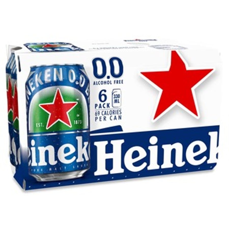 Heineken léttöl 0,0% 6x330 ml