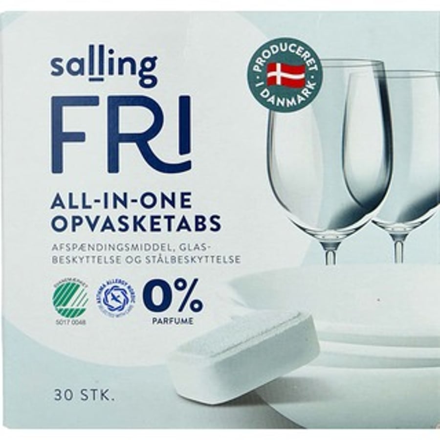 Salling FRI uppþvottavélatöflur 30 stk.