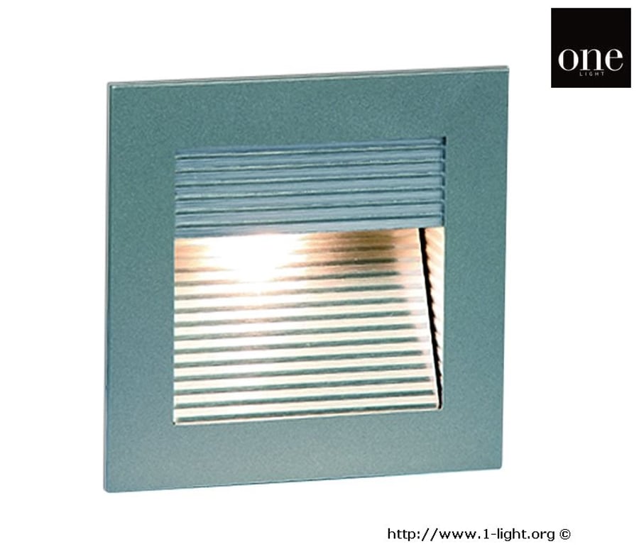 One Light GREY WALL RECESSED WARMW IP20