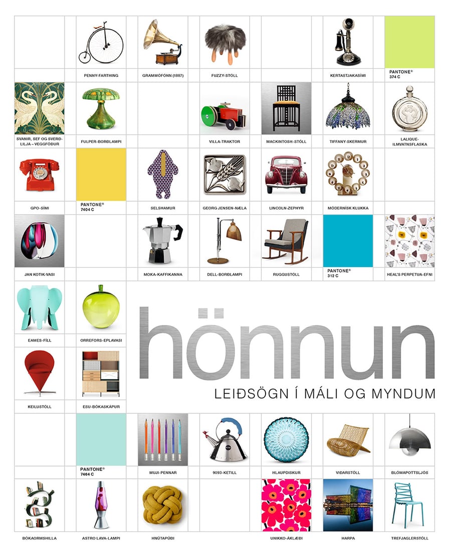Hönnun - leiðsögn í máli og myndum