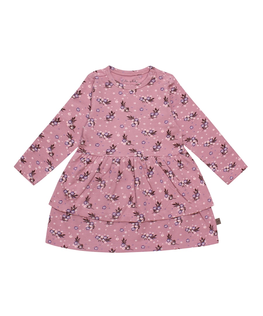 Kids up kjóll Nostalgia Rose m/blómum og laufum