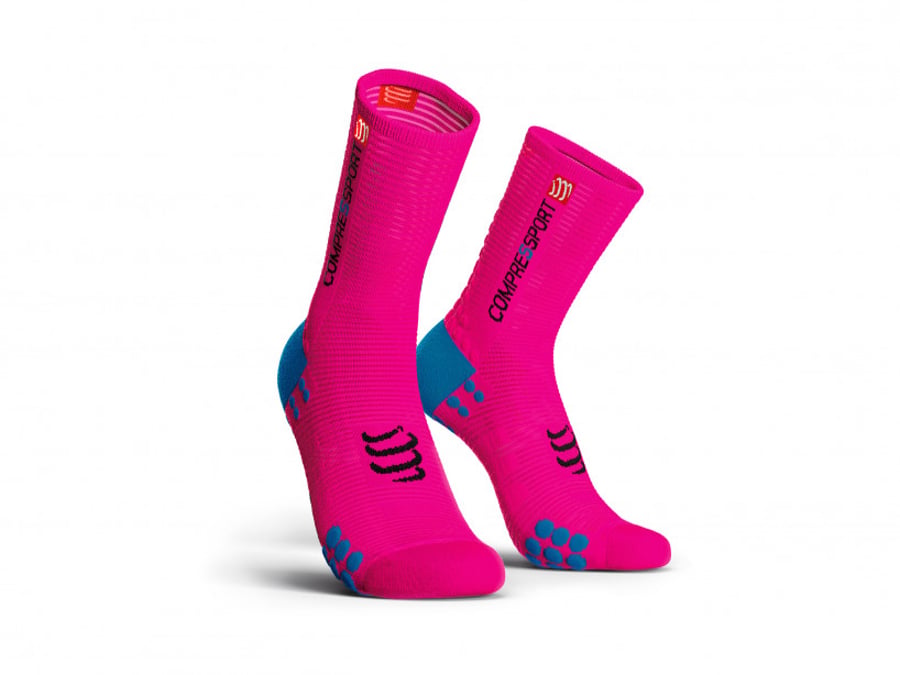 CompresSport Pro Racing Socks Bike Fluo