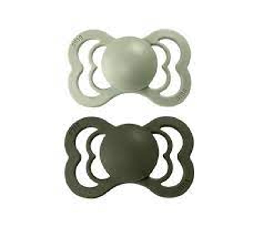 BIBS Supreme Sage/HunterGreen Size 1 2pk