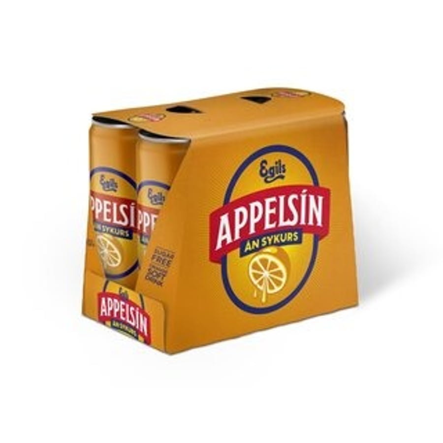 Egils Appelsín án sykurs 6x330 ml