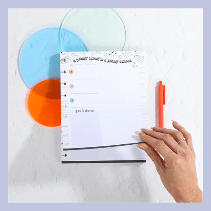 The Happy Planner áfylling – Fjármál og sparnaður