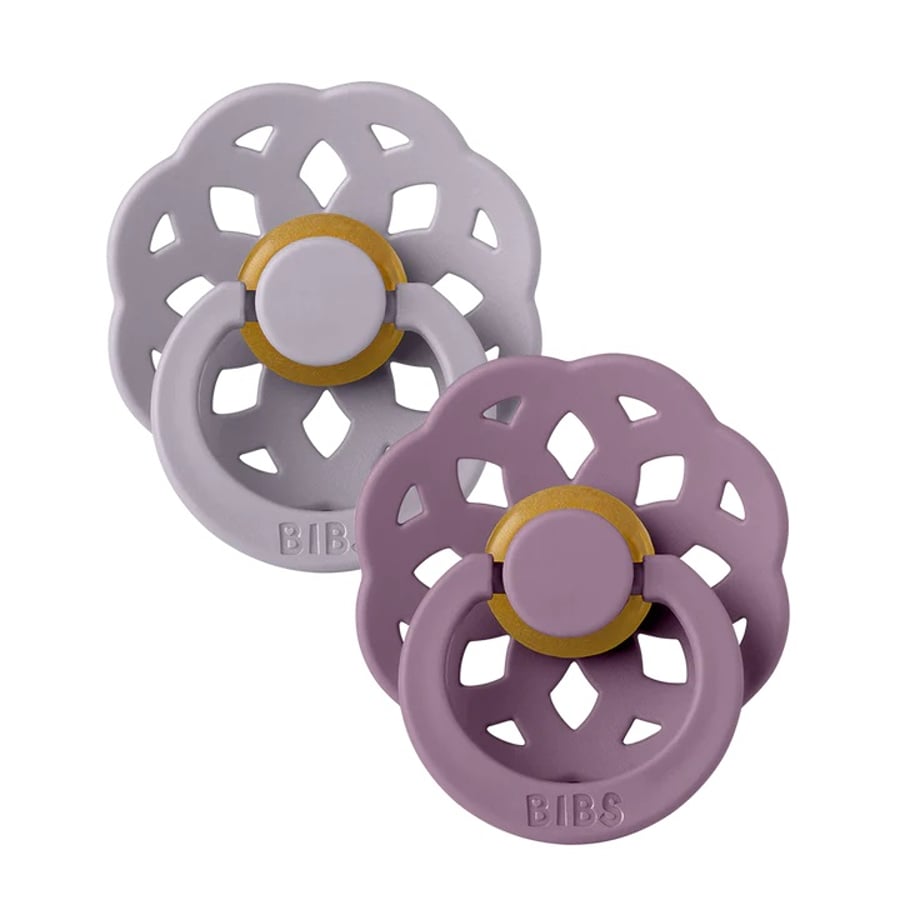 BIBS Couture Grey/Mauve Latex St 1 2pk