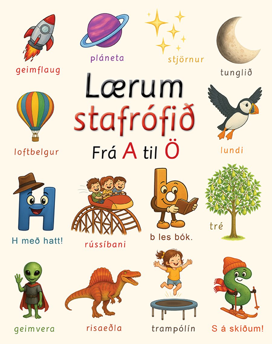 Lærum stafrófið frá A til Ö