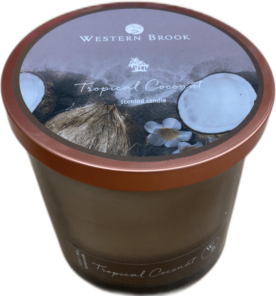 Western Brook suðrænt kókos ilmkerti 382 g