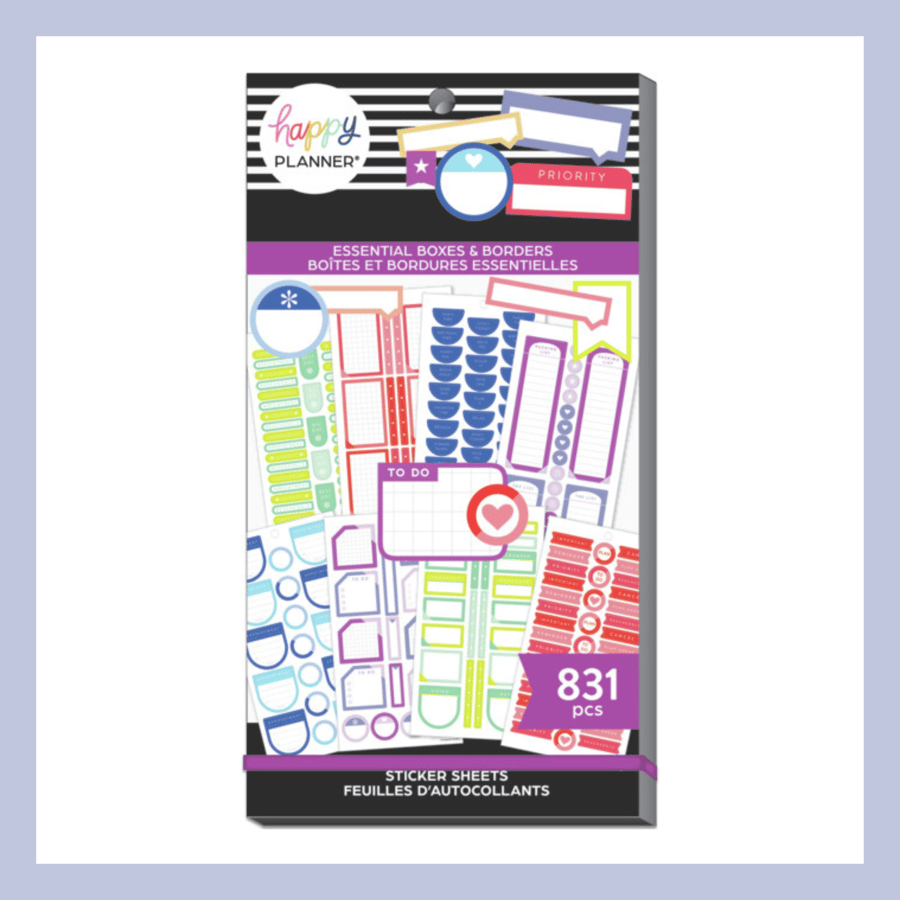 The Happy Planner límmiðar – Dálkar og listar