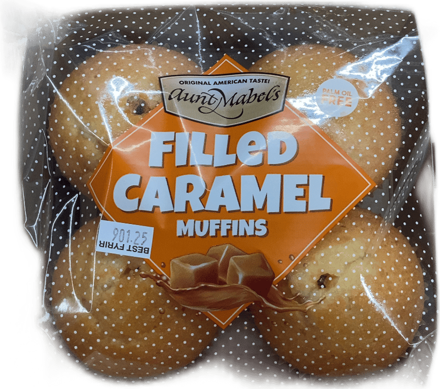 Aunt Mabel's fylltar karamellumuffins 280 g