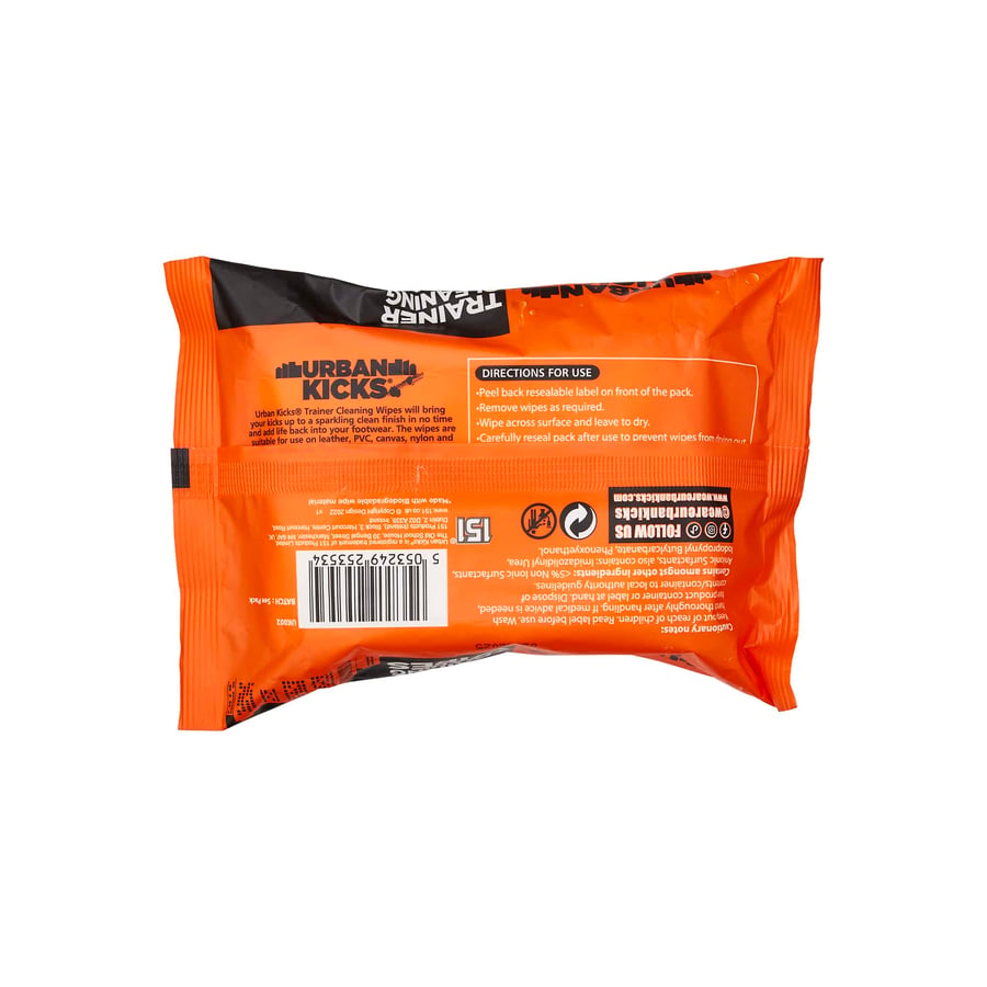 Urban Kicks trainer cleaning wipes 30 stk í pakka