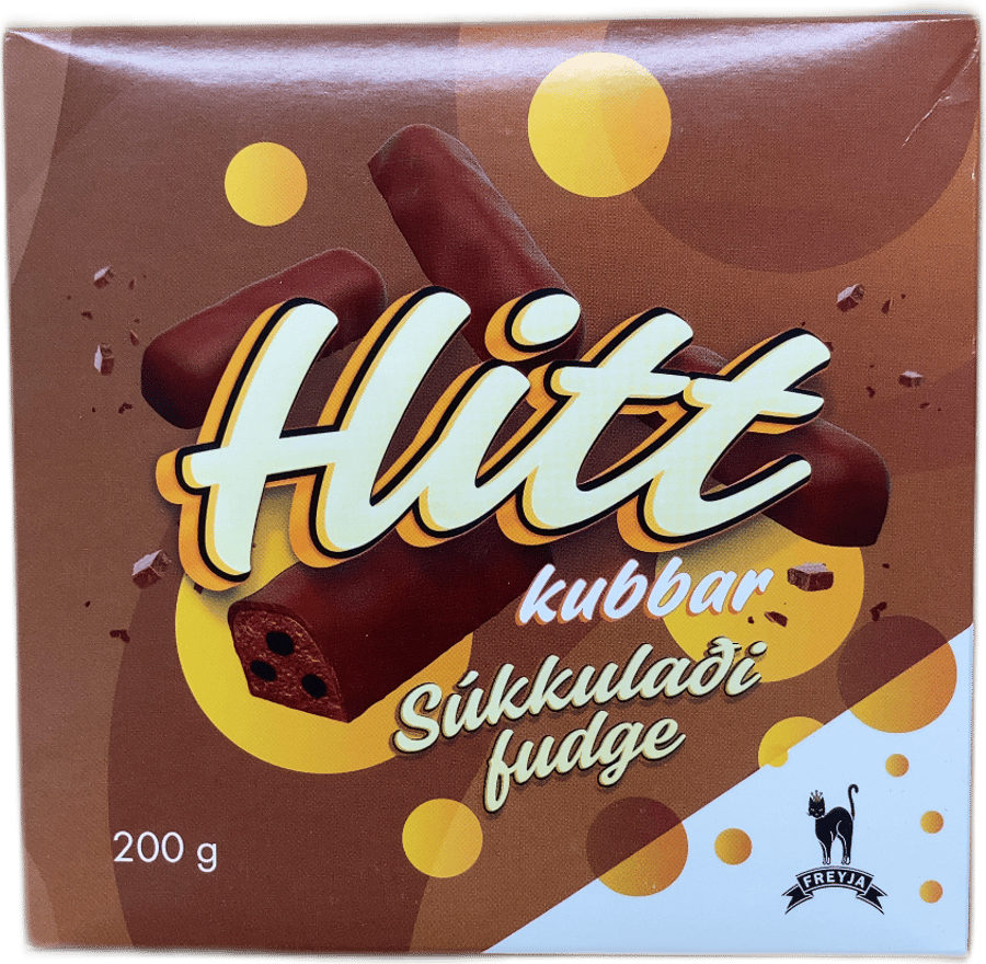 Freyja Hitt Kubbar Súkkulaði Fudge 200 g