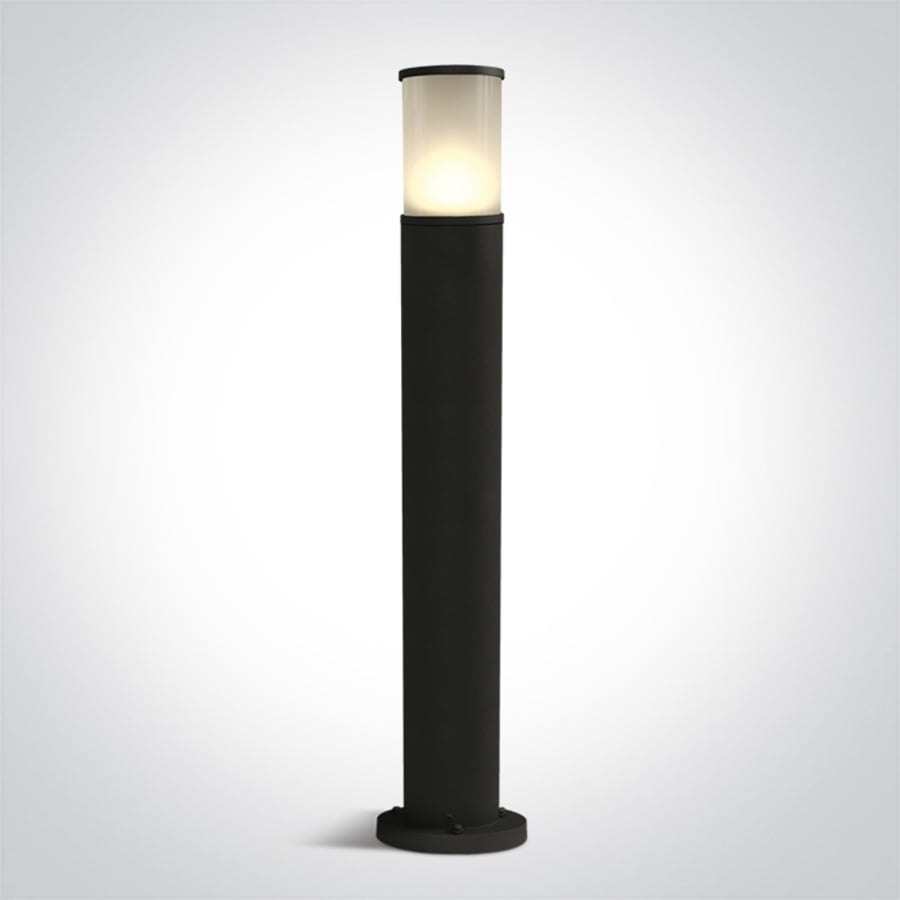 Útiljósastaur 75cm Svart