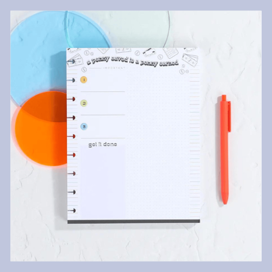 The Happy Planner áfylling – Fjármál og sparnaður