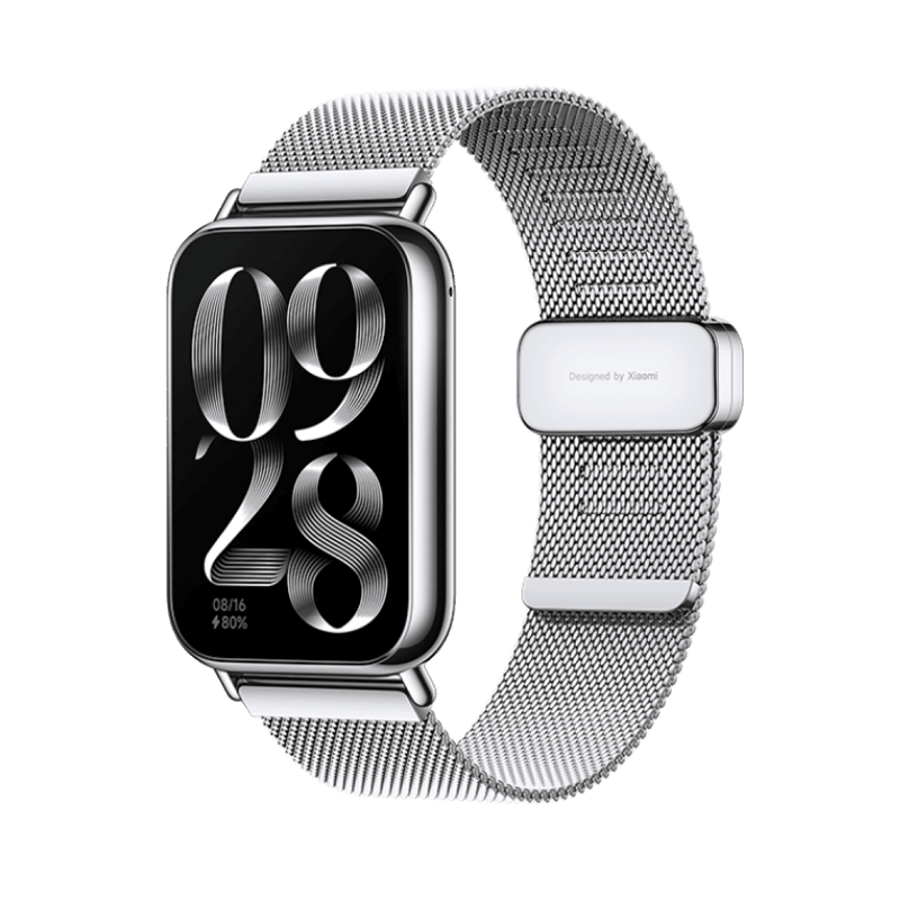 Xiaomi Smart Band 8/9/10 Pro - Redmi Watch 4/5/6 - Milanese Silver ól