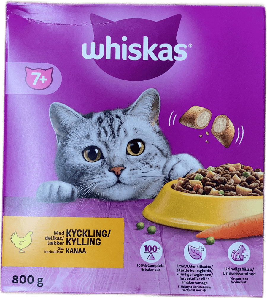 Whiskas 7+ kjúklingur 800 g
