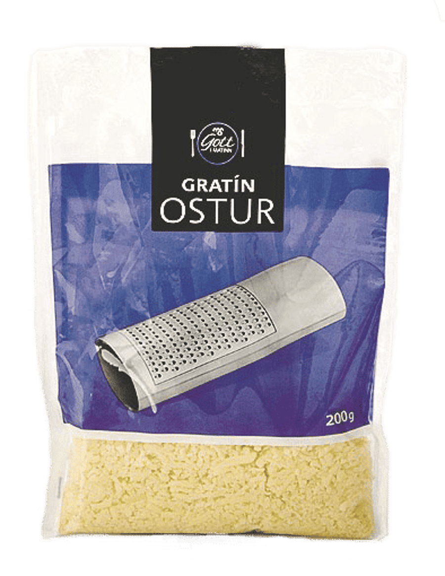 Gratín ostur rifinn 200 g