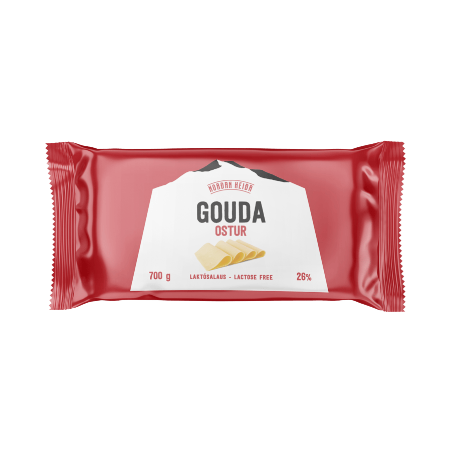 Norðan Heiða Gouda Ostur Laktósafrír 26% 700 g