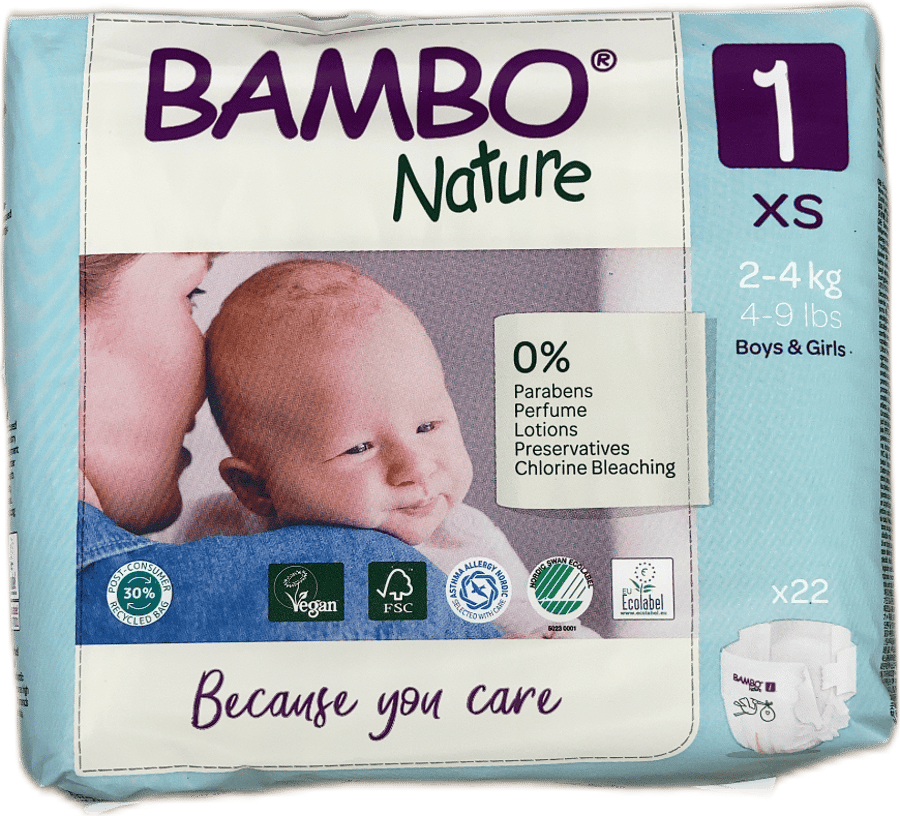 Bambo Nature bleiur XS 22 stk