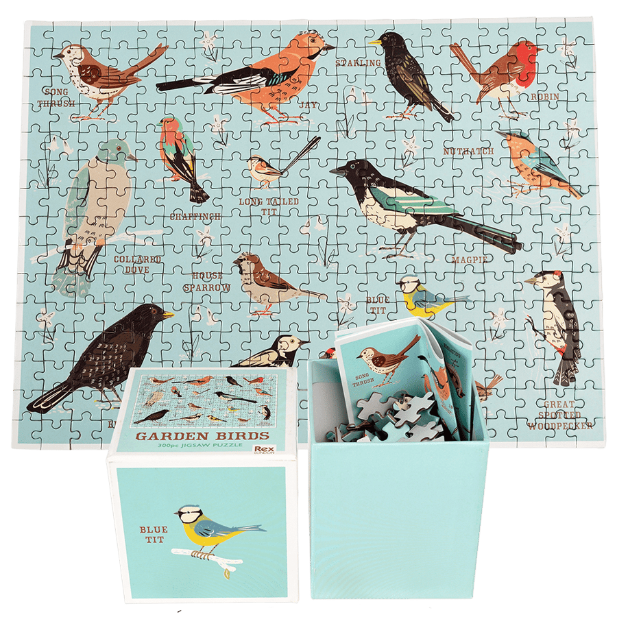 Púsl - Garden Birds 300 Piece Puzzle