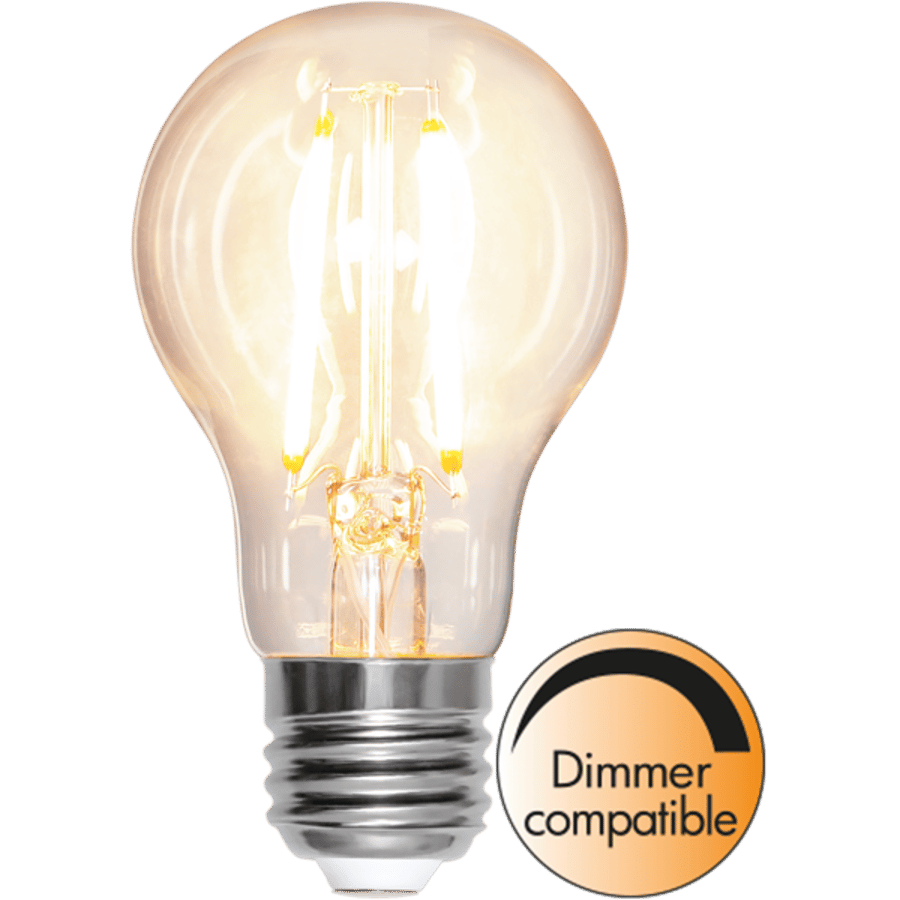 LED-LAMPA E27 A60 CLEAR