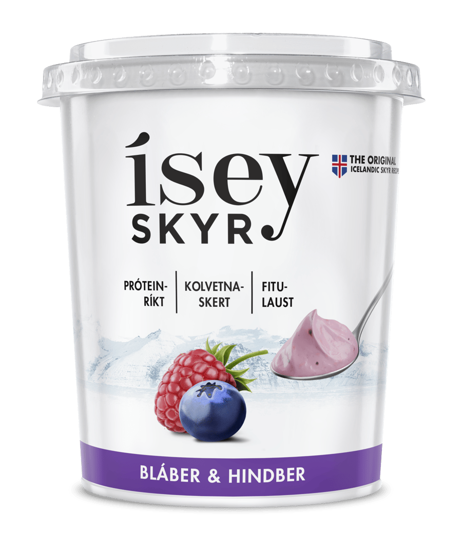 Ísey Skyr Kolvetnaskert Bláber & Hindber 500 g